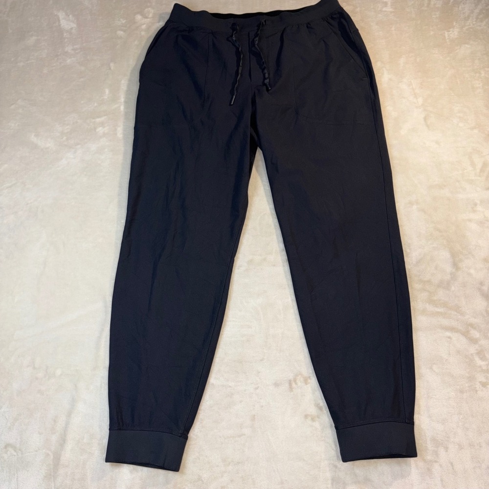 Lululemon ABC Jogger Mens Large Black Warpstreme Athletic Pants LM5AMZS